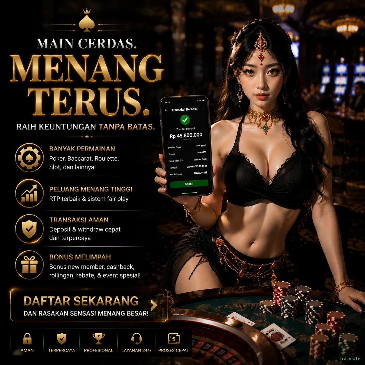 Bagaimana Cara Mendaftar dan Bermain di interwin
